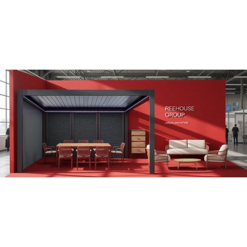 Пергола биоклиматическая моторизованная 3х4 м Tagliamento Pergola 150 Series