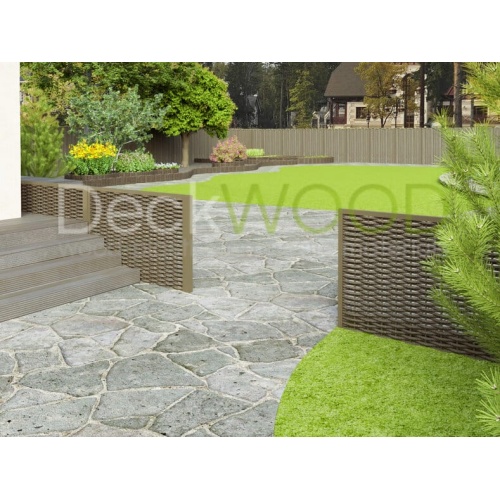 Плетеное ограждение DeckWOOD от 500 мм до 2900 мм коричневый