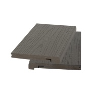 Ступень/облицовочная доска МАССИВ co-extrusion 20*176*3200/4000/5800мм 3D текстура дерева PREMIUM, м.пог., Тёмно-серый