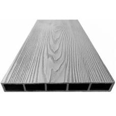 Грядочная доска NauticPrime 300*30*3000мм 3D текстура-соло, за м.пог, Серый