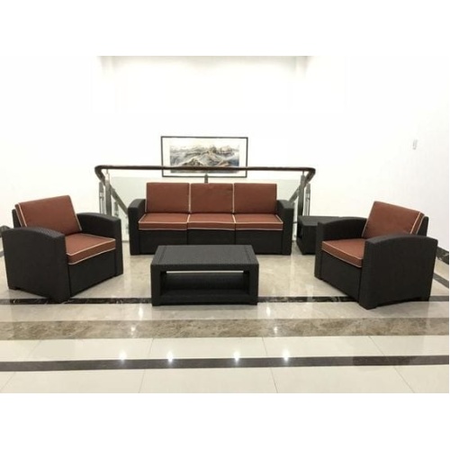 Комплект пластиковой мебели на 5 персон RATTAN Premium 5 венге
