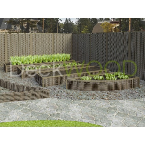 Плетеное ограждение DeckWOOD от 500 мм до 2900 мм коричневый