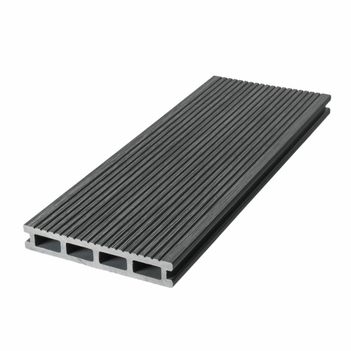 Террасная доска двухсторонняя серый TalverWood 3D 150*25мм (4 м) 3D текстура дерева, м.пог