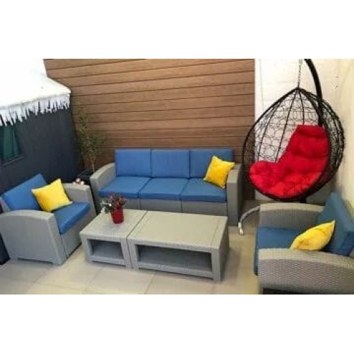 Комплект пластиковой мебели на 5 персон RATTAN Premium 5 белый