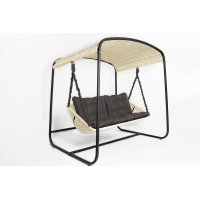Плетеный диван Sky Bed Lite 2000 х1800м х1450мм белый