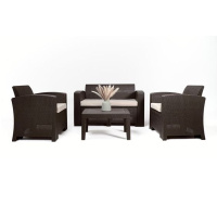 Комплект мебели на террасу Rattan Premium Set венге