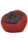 Плетеное кресло DeckWOOD Nest 800 х 1200мм красный