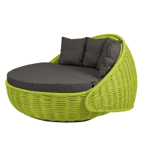 Диван-кровать Nestbed с откидным верхом д/ш/в/ 180х180х105см светло-зеленый