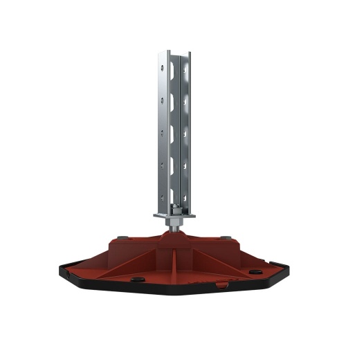 Кровельная опора HILST PLATFORM V 345*345*55мм с антивб.ковр.+h500мм