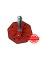 Кровельная опора HILST PLATFORM V 345*345*55мм с антивб.ковр.+h500мм