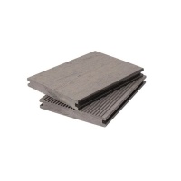 Террасная доска из ДПК MASSIVE BRUSHING MIX+VELVET MIX 20х140х2900/5800мм, за м.пог, Серый, 5.8 м