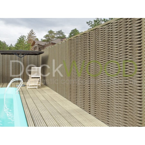 Плетеное ограждение DeckWOOD от 500 мм до 2900 мм белый