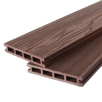 Террасная доска двухсторонняя тик TalverWood 3D 150*25мм (3 м) 3D текстура дерева, м.пог