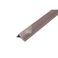 Уголок AISTONE 46*66*4000мм из МПК (микровельвет), за м.пог, Кофе