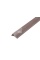 Уголок AISTONE 46*66*4000мм из МПК (микровельвет), за м.пог, Кофе