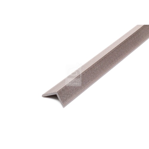 Уголок AISTONE 46*66*4000мм из МПК (микровельвет), за м.пог, Кофе