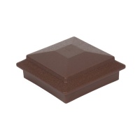 Комплект крышек (верх/низ)для столба (101*101 мм) пластик, PG NUSADUA, Chocolate mix