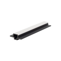 Стыковочный элемент для фасадной панели NUSADUA 3D co-extrusion 33х75х3600мм, за м.пог, White