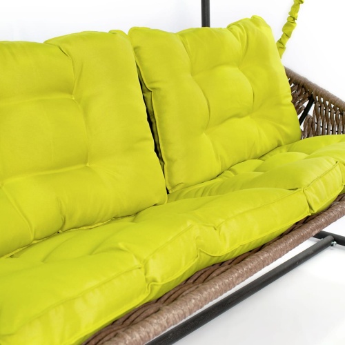Плетеный диван Sky Bed Lite 2000 х1800м х1450мм голубой