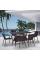 Комплект плетеной мебели T198D/Y137C-W53 Brown 6Pcs
