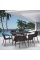 Комплект плетеной мебели T198D/Y137C-W53 Brown 6Pcs