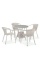 Комплект плетеной мебели T705ANT/Y137C-W85 4Pcs Latte