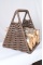 Корзина-дровница DeckWOOD треугольная 41 х 41 х 48 см