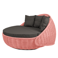 Диван-кровать Nestbed с откидным верхом д/ш/в/ 180х180х105см светло-розовый