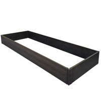 Грядка Eco AIWood из ДПК 3*1 м (пластиковые шарниры), 200 мм