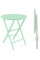 Стол пластиковый складной Siesta Contract Helen Folding Table Ø60 опалово-зеленый