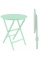 Стол пластиковый складной Siesta Contract Helen Folding Table Ø60 опалово-зеленый