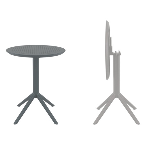 Стол пластиковый складной Siesta Contract Sky Folding Table Ø60