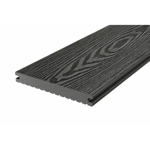 Террасная полнотелая доска 3D текстура дерева AISTONE из МПК 140*20 мм, м.пог, Бежевый