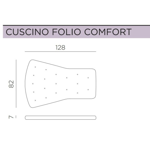 Лаунж-кресло пластиковое с подушкой Nardi Folio