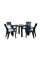 Стол квадратный BOSTON QUATRO B:rattan 780х780см