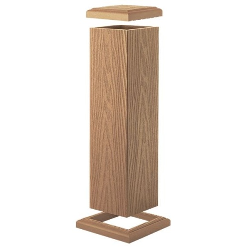 Профиль опорный (столб) для ограждения Talverwood 125*125*3000мм, за м.пог, Орех
