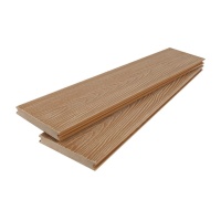 Полнотелая доска ДПК AIWOODek 18*140*3000мм брашированная, за м.пог, Орех