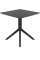 Стол пластиковый Siesta Contract Sky Table 70 чёрный