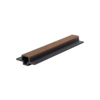 Стыковочный элемент для фасадной панели NUSADUA 3D co-extrusion 33х75х3600мм, за м.пог, Suar mix