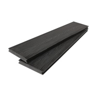 Полнотелая доска ДПК AIWOODek 18*140*3000мм брашированная, за м.пог, Антрацит