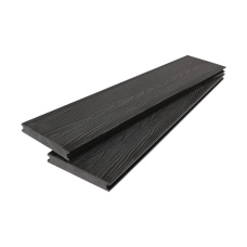 Полнотелая доска ДПК AIWOODek 18*140*3000мм брашированная, за м.пог, Антрацит