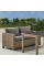Комплект плетеной мебели T256B/S59B-W65 Light brown