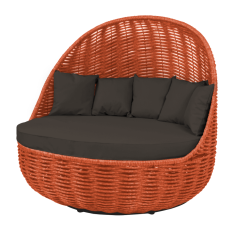Диван Grand Nest д/в/ш/ 144х130х136см оранжевый