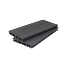 Террасная доска VELVET BRUSHING+3D WOOD BRUSHING 20*140мм, за м.пог, Чёрный, 5.8 м