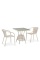 Комплект плетеной мебели T706/Y137C-W85 2Pcs Latte