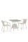Комплект плетеной мебели T706/Y137C-W85 2Pcs Latte