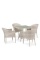 Комплект плетеной мебели T706/Y350-W85 4Pcs Latte
