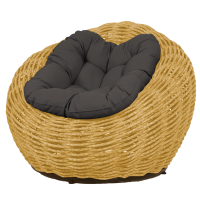Плетеное кресло DeckWOOD Nest бежевый