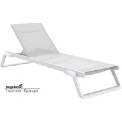 Шезлонг-лежак металлический Siesta Contract Tropic