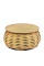 Стол DeckWOOD Satellite D 98,5cм, h 35см белый